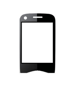 Replacement Front Glass For Intex Sense White By - Maxbhi.com