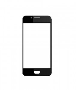 Replacement Front Glass For Comio S1 Black By - Maxbhi.com