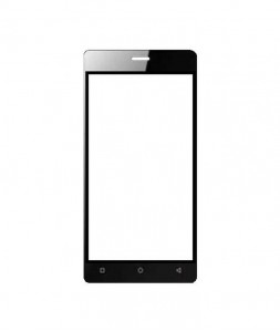 Replacement Front Glass For Zen Admire Fab Black By - Maxbhi.com