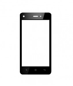Replacement Front Glass For Ziox Astra Zing Gold By - Maxbhi.com