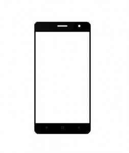 Replacement Front Glass For Elephone A8 Blue By - Maxbhi.com