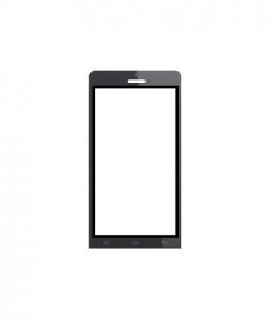 Replacement Front Glass For Jiake P6 Black By - Maxbhi.com