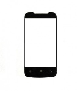 Replacement Front Glass For Lenovo A375 Black By - Maxbhi Com