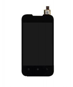 Lcd With Touch Screen For Lenovo A66 White By - Maxbhi Com