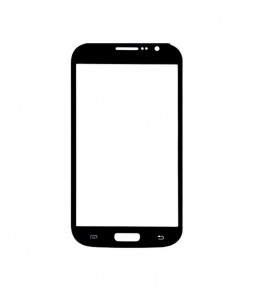 Replacement Front Glass For Samsung Galaxy Grand Neo I9062 Black By - Maxbhi.com