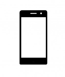 Replacement Front Glass For Panasonic T33 Blue By - Maxbhi.com