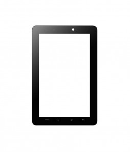 Replacement Front Glass For Imobile Inote Black By - Maxbhi.com