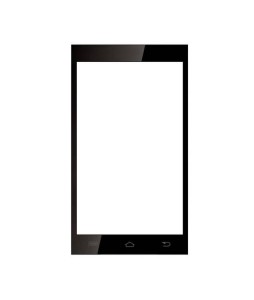 Replacement Front Glass For Hitech Amaze S406 White By - Maxbhi.com