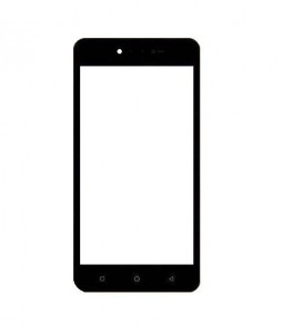Replacement Front Glass For Sansui S73 Black By - Maxbhi Com