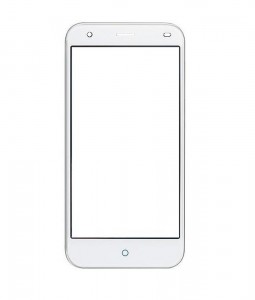 Replacement Front Glass For Lyf Water 2 White By - Maxbhi.com