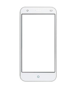 Replacement Front Glass For Lyf Water 2 White By - Maxbhi.com