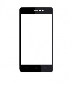 Replacement Front Glass For Micromax Micromax Unite 3 Black By - Maxbhi.com