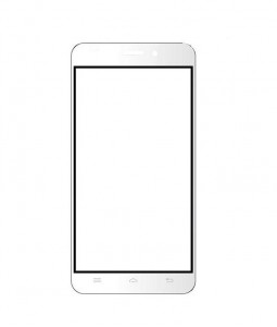 Replacement Front Glass For Xtouch X3 Black By - Maxbhi.com