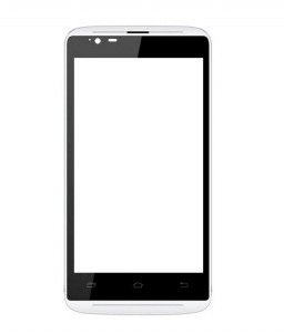Replacement Front Glass For Karbonn S12 Titanium Delite White By - Maxbhi.com