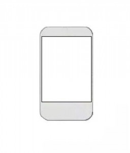 Replacement Front Glass For Jivi Jv X606 White By - Maxbhi.com
