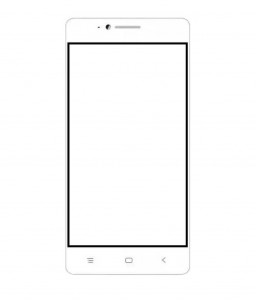 Touch Screen Digitizer For Wing M4 White By - Maxbhi.com