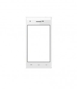 Replacement Front Glass For Videocon Infinium Z40 Quad White By - Maxbhi.com