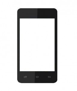 Replacement Front Glass For Intex Aqua 3g Mini Black By - Maxbhi.com