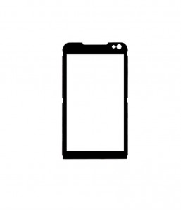 Replacement Front Glass For Samsung I900 Omnia Black By - Maxbhi.com