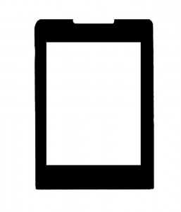 Replacement Front Glass For Samsung C3330 Champ 2 Black By - Maxbhi.com