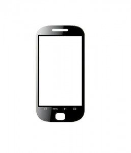 Replacement Front Glass For Celkon C555 Yellow By - Maxbhi.com