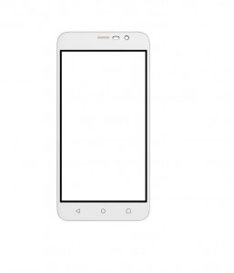 Replacement Front Glass For Verykool Sl4502 Fusion Ii White By - Maxbhi.com