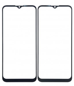 Replacement Front Glass For Motorola One Fusion Black By - Maxbhi Com