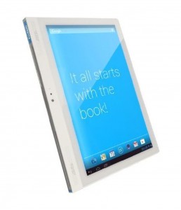 LCD with Touch Screen for Notion Ink Adam Tablet - White