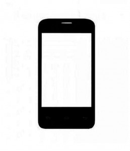 Replacement Front Glass For Micromax A59 Bolt Black By - Maxbhi.com