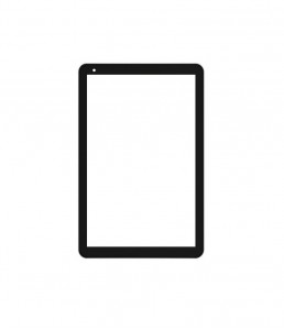 Replacement Front Glass For Archos Diamond Tab Black By - Maxbhi.com