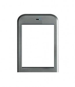 Replacement Front Glass For Krome Spy Black By - Maxbhi Com