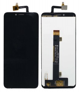 Lcd With Touch Screen For Coolpad Mega 5 Black By - Maxbhi Com