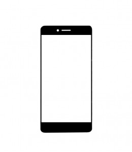 Replacement Front Glass For Blu Studio C 8plus8 Lte Black By - Maxbhi.com