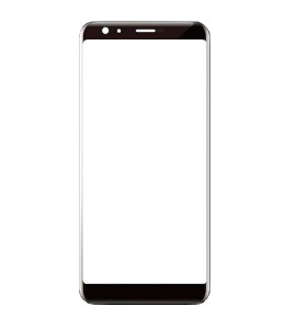 Replacement Front Glass For Allview P10 Pro Black By - Maxbhi Com