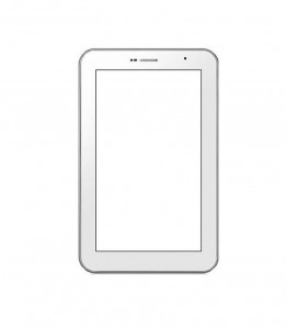 Replacement Front Glass For Samsung P6200 Galaxy Tab 7.0 Plus White By - Maxbhi.com