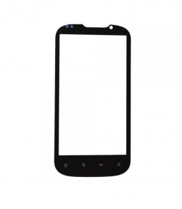 Replacement Front Glass For Htc Amaze 4g Black By - Maxbhi.com