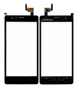 Touch Screen Digitizer For Intex Aqua Lions 2 Black By - Maxbhi Com