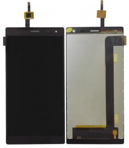 Lcd With Touch Screen For Thl T7 Black By - Maxbhi Com