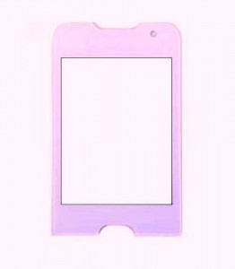 Replacement Front Glass For Samsung S5600 Preston Lilac Violet By - Maxbhi.com