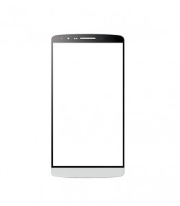 Replacement Front Glass For Lg G Vista D631 White By - Maxbhi.com