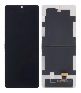 Lcd With Touch Screen For Samsung Galaxy Z Flip 5g Black By - Maxbhi Com