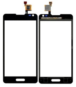Touch Screen Digitizer For Lg Optimus F6 D505 Black By - Maxbhi Com