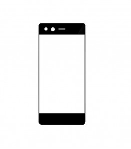 Replacement Front Glass For Zte Axon M White By - Maxbhi.com