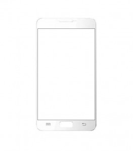 Replacement Front Glass For Connect I401 White By - Maxbhi.com