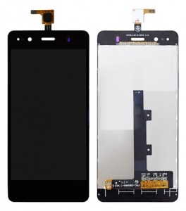 Lcd With Touch Screen For Bq Aquaris M4 5 Black By - Maxbhi Com