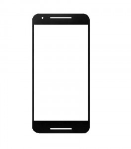 Replacement Front Glass For Google Nexus 5x 32gb Black By - Maxbhi.com