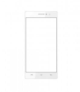 Replacement Front Glass For Lava A88 White By - Maxbhi.com