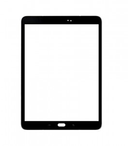 Replacement Front Glass For Samsung Galaxy Tab S3 Black By - Maxbhi.com
