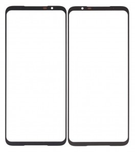 Replacement Front Glass For Asus Rog Phone 6 Black By - Maxbhi Com