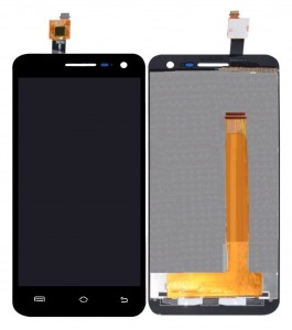 Lcd With Touch Screen For Xolo Q1011 Black By - Maxbhi Com